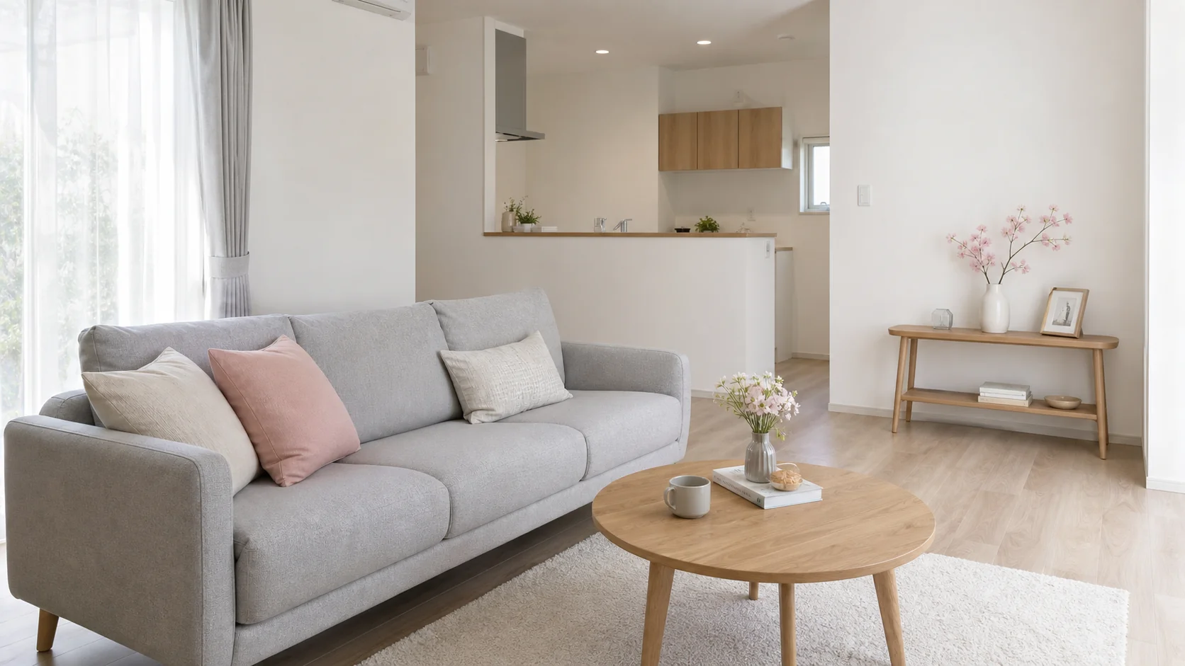 建売分譲住宅リビング全体